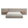 Extended-Wing Floating Platform Bed