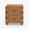 Geometric Wood Nightstand