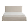 Fully Draped Linen Platform Bed