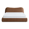 Sculpted Wave Soft-Wrap Platform Bed