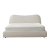 Sculpted Wave Soft-Wrap Platform Bed