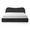 Sculpted Wave Soft-Wrap Platform Bed