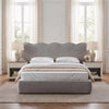 Upholstered Extended Winged Bed